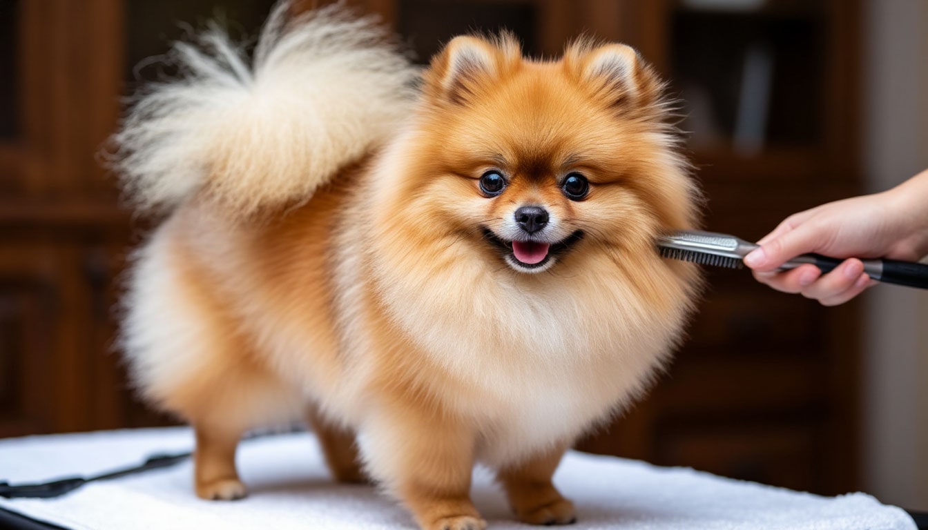 Груминг шпица